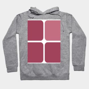 Large Red Tiles Hoodie